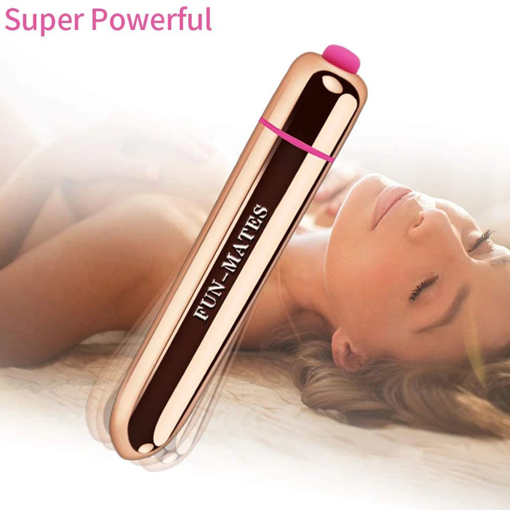Mini vibrador tipo bala usable en ropa interior