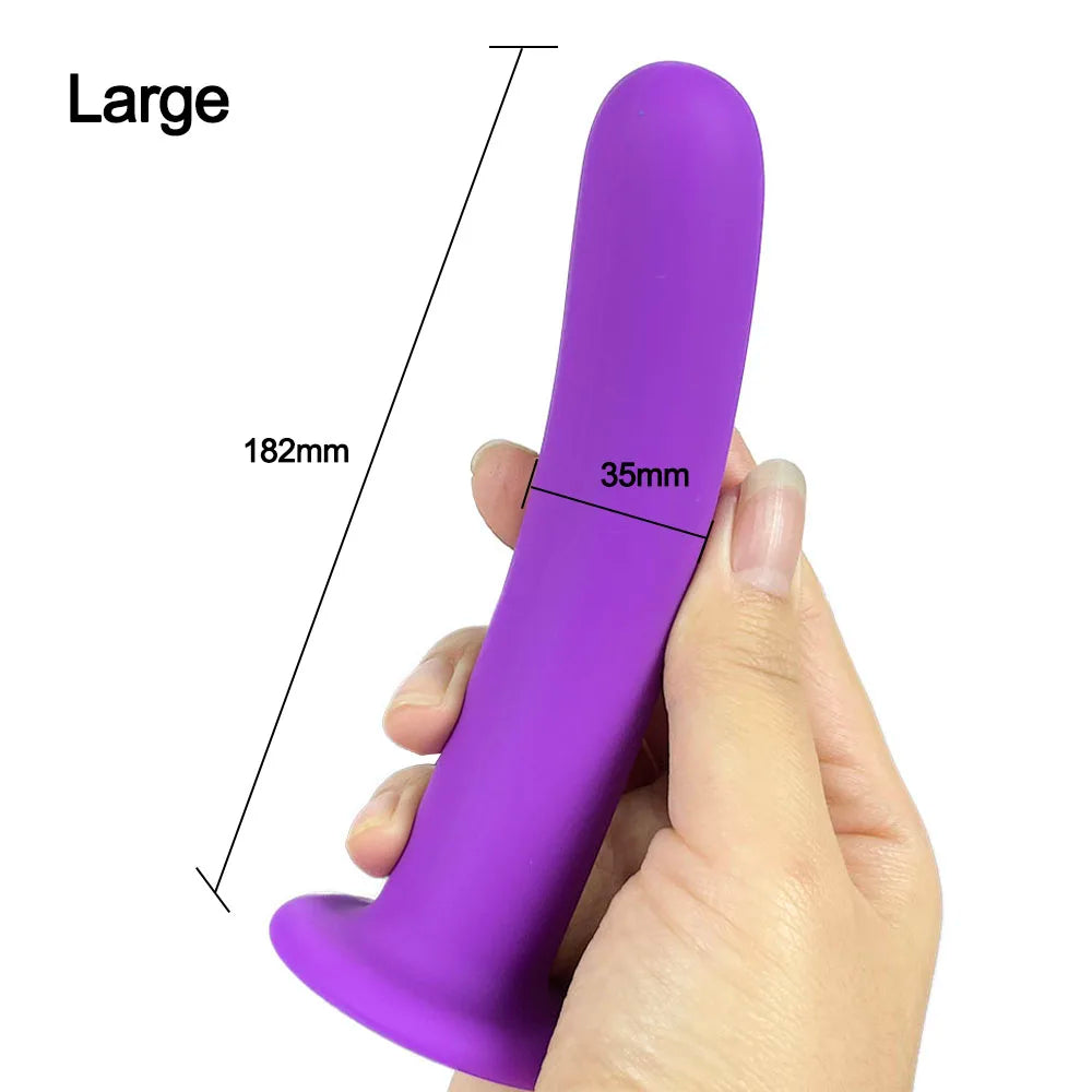 Juego de 3 tapones anales de silicona
