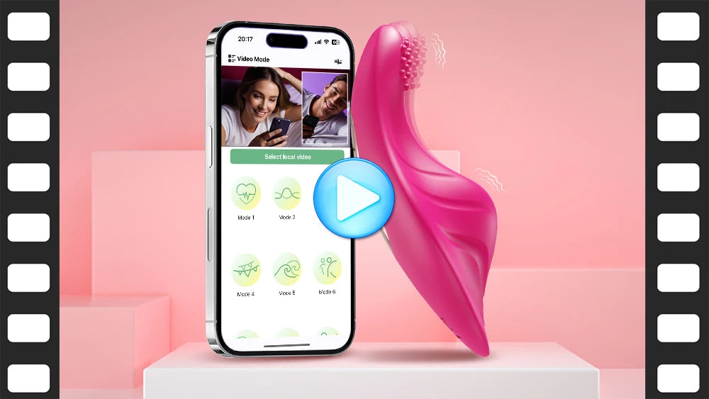 Vibrador portátil con Bluetooth