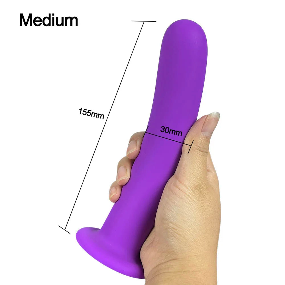 Juego de 3 tapones anales de silicona
