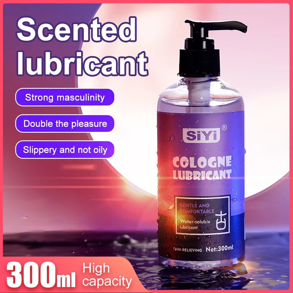 Lubricante sexual para unisex de 300 ml, gel lubricante a base de agua