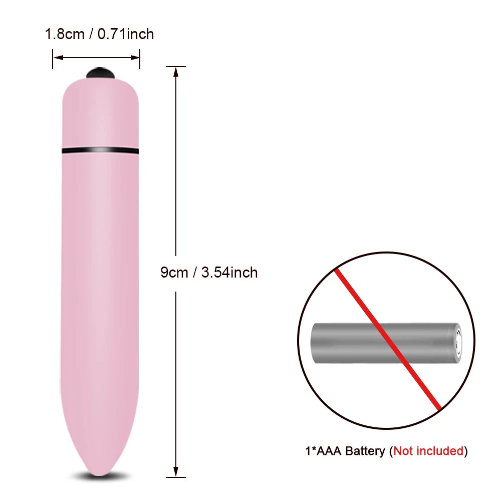 Mini Vibrador de bala de 10v velocidades