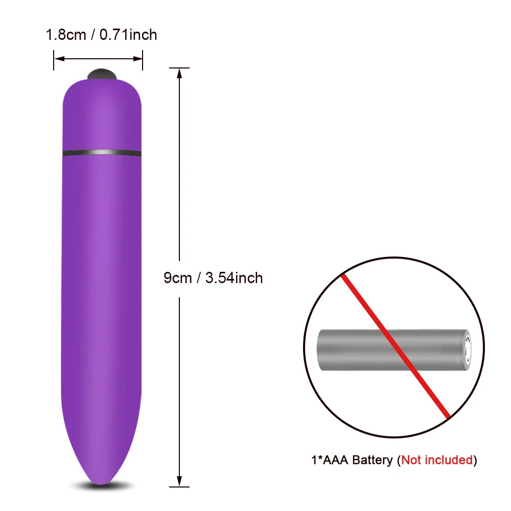 Mini Vibrador de bala de 10v velocidades