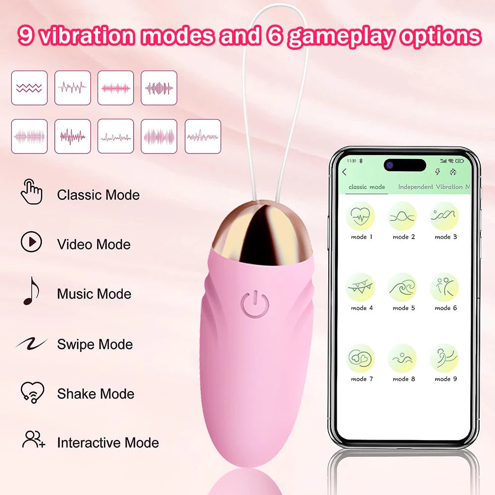 Vibrador inalámbrico Bluetooth usable en ropa interior