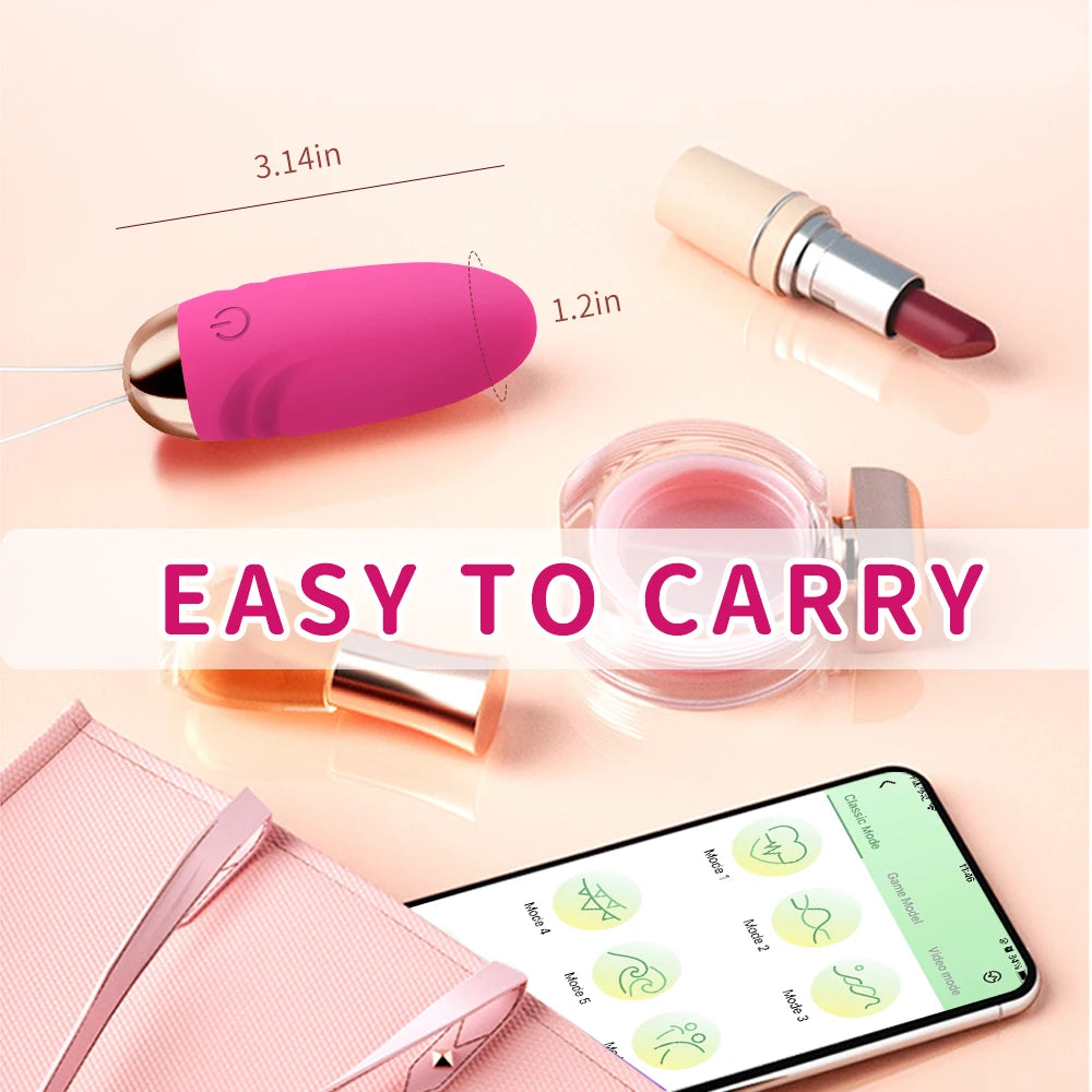 Vibrador inalámbrico Bluetooth usable en ropa interior