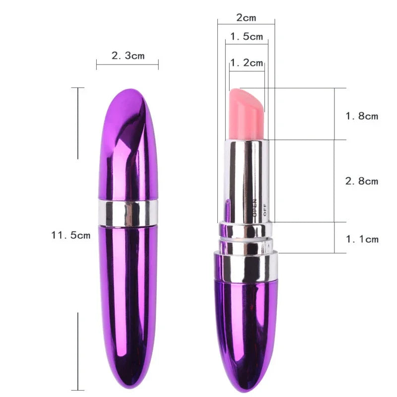 Mini vibrador de lápiz labia tipo bala