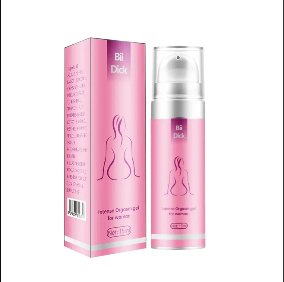 Gel lubricante e intensificador para orgasmos rápidos