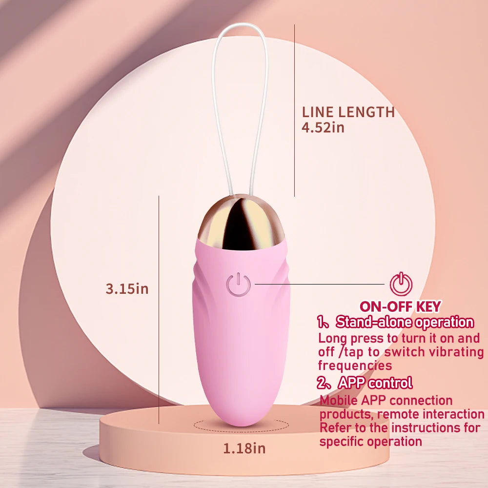 Vibrador inalámbrico Bluetooth usable en ropa interior