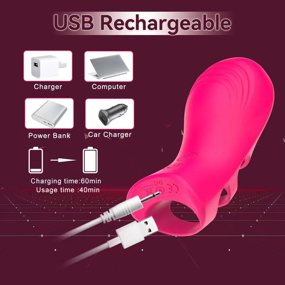 Vibrador de dedo