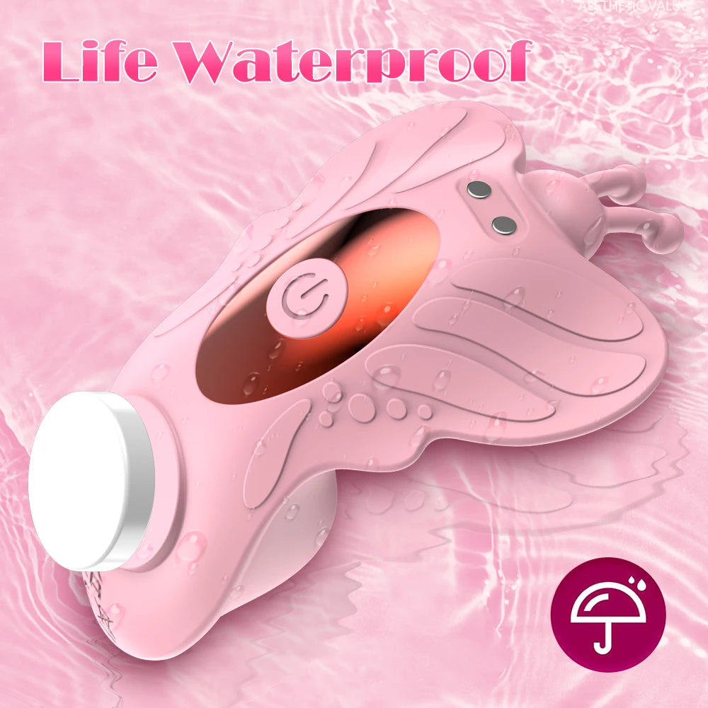 Mini succionador y vibrador usable en ropa interior