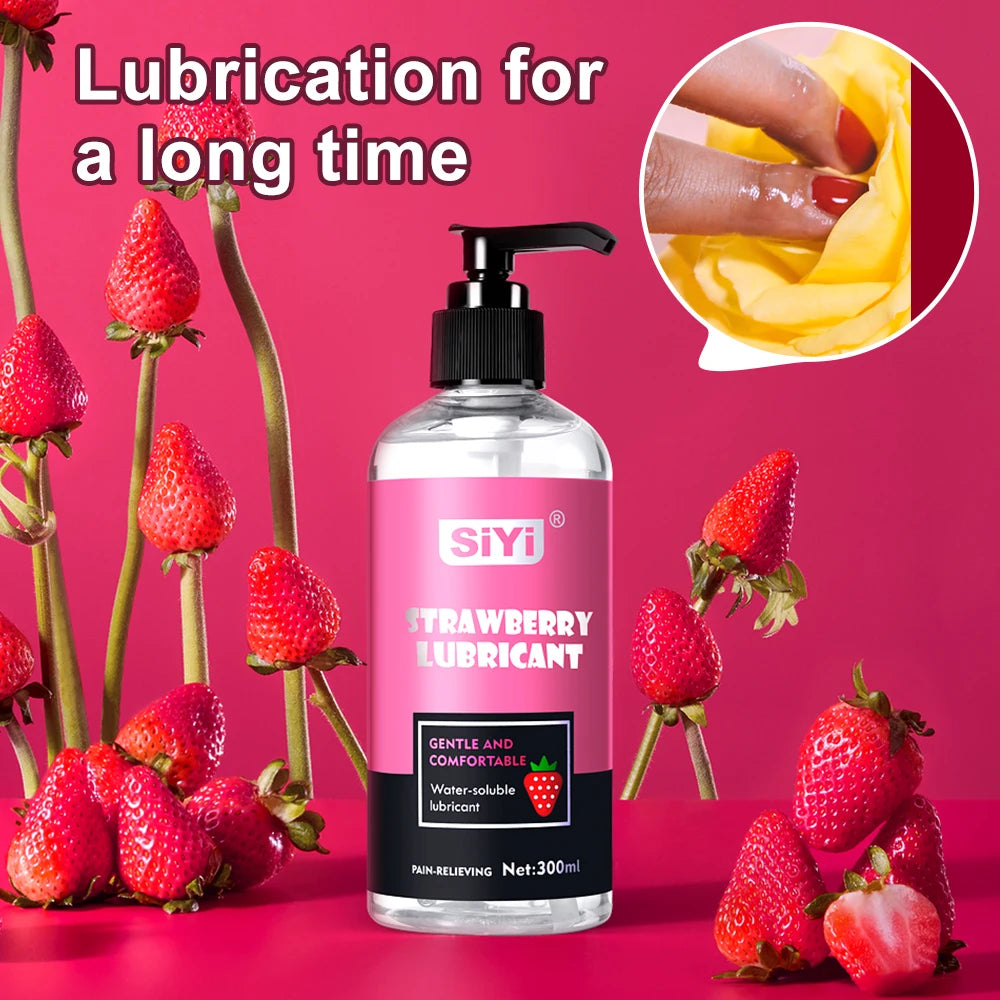 Lubricante sexual para unisex de 300 ml, gel lubricante a base de agua