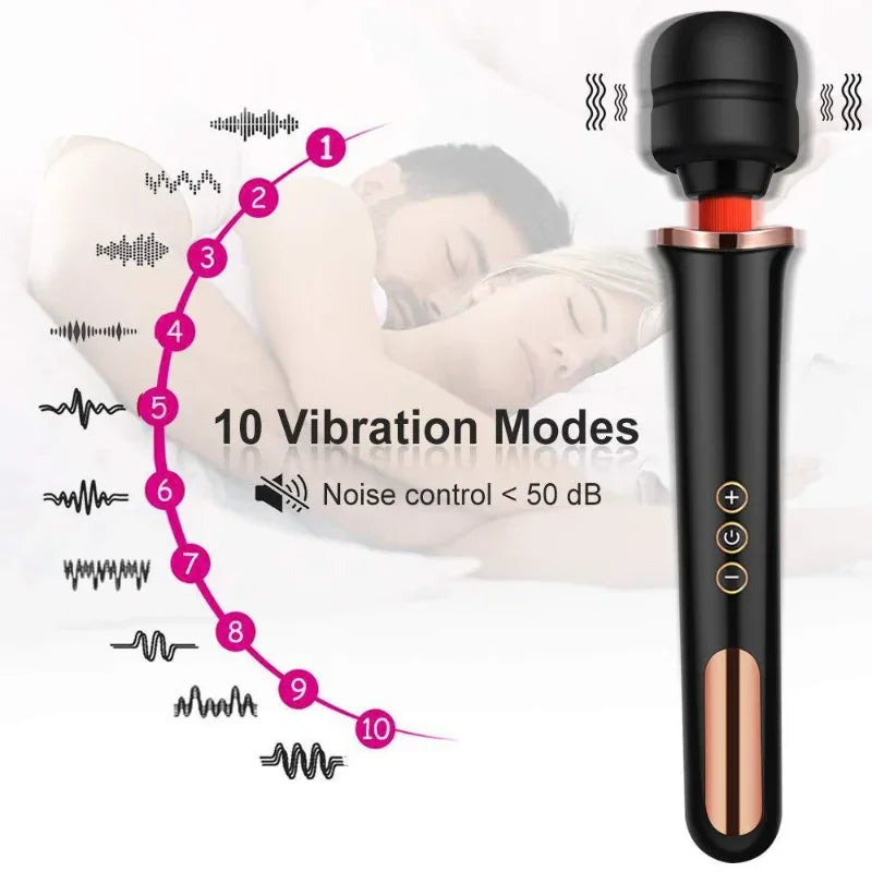 Vibrador de clítoris varita mágica