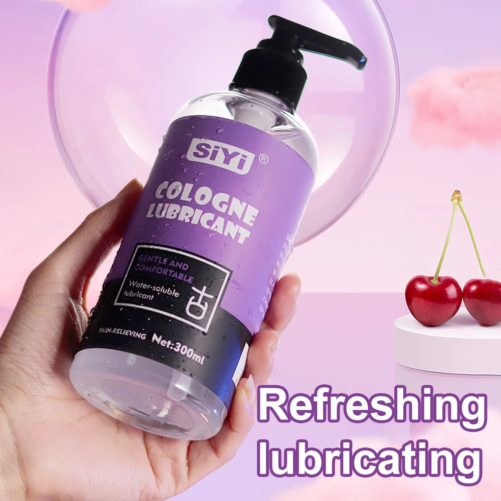 Lubricante sexual para unisex de 300 ml, gel lubricante a base de agua