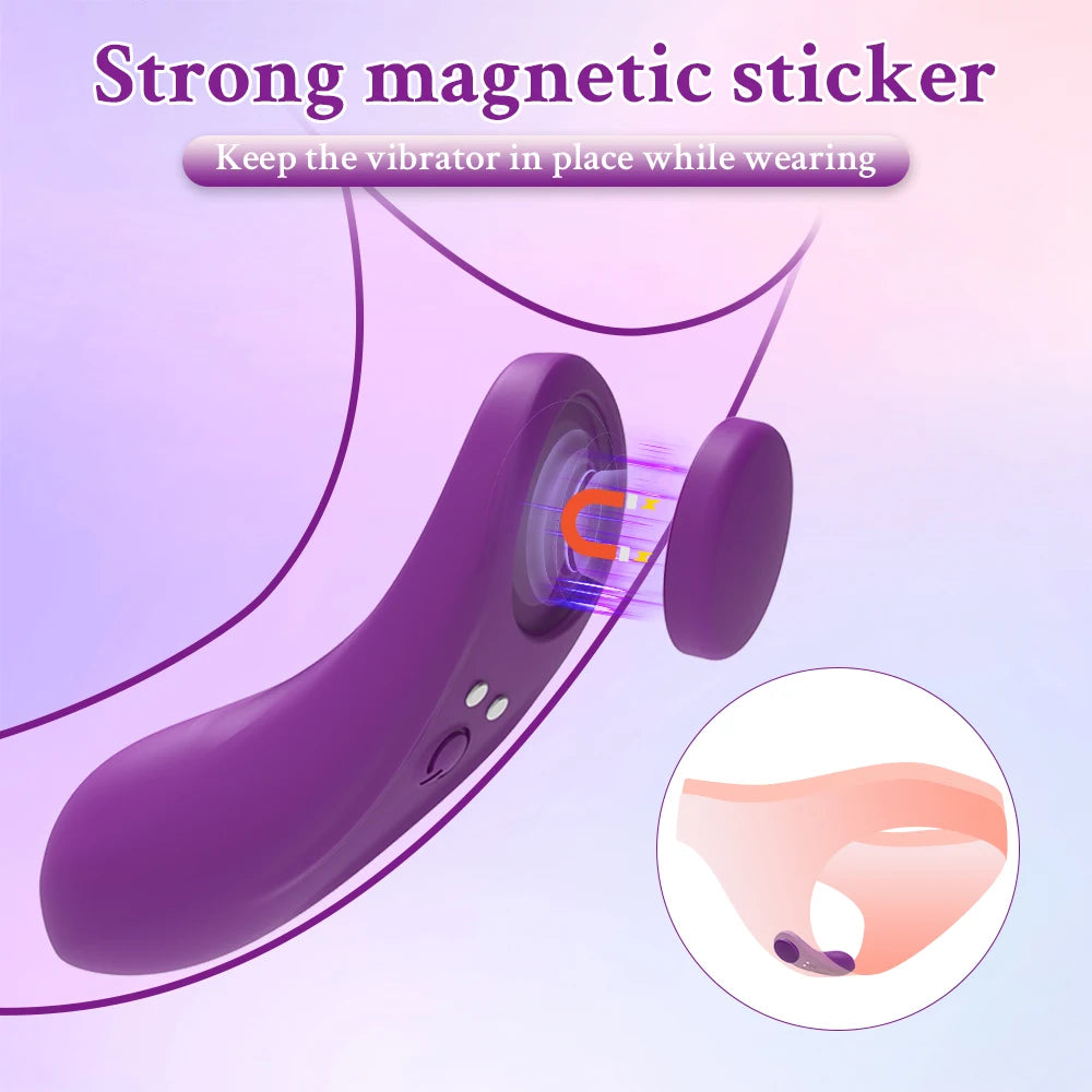 Vibrador con control remoto para ropa interior