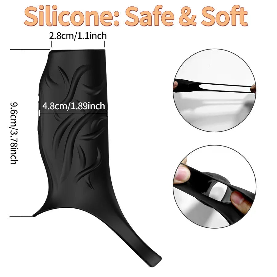 Funda vibradora para pene