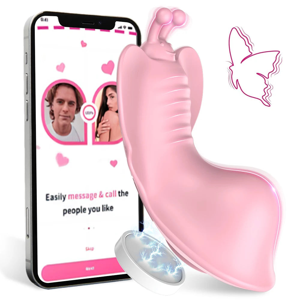 Mini succionador y vibrador usable en ropa interior