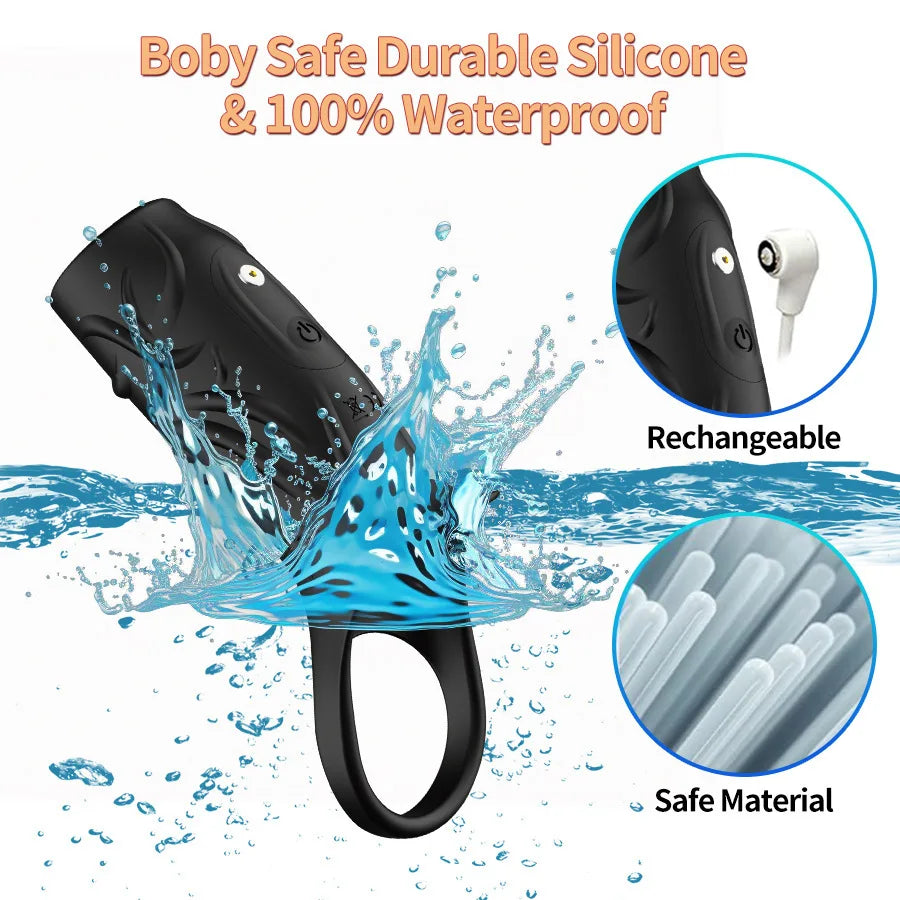 Funda vibradora para pene