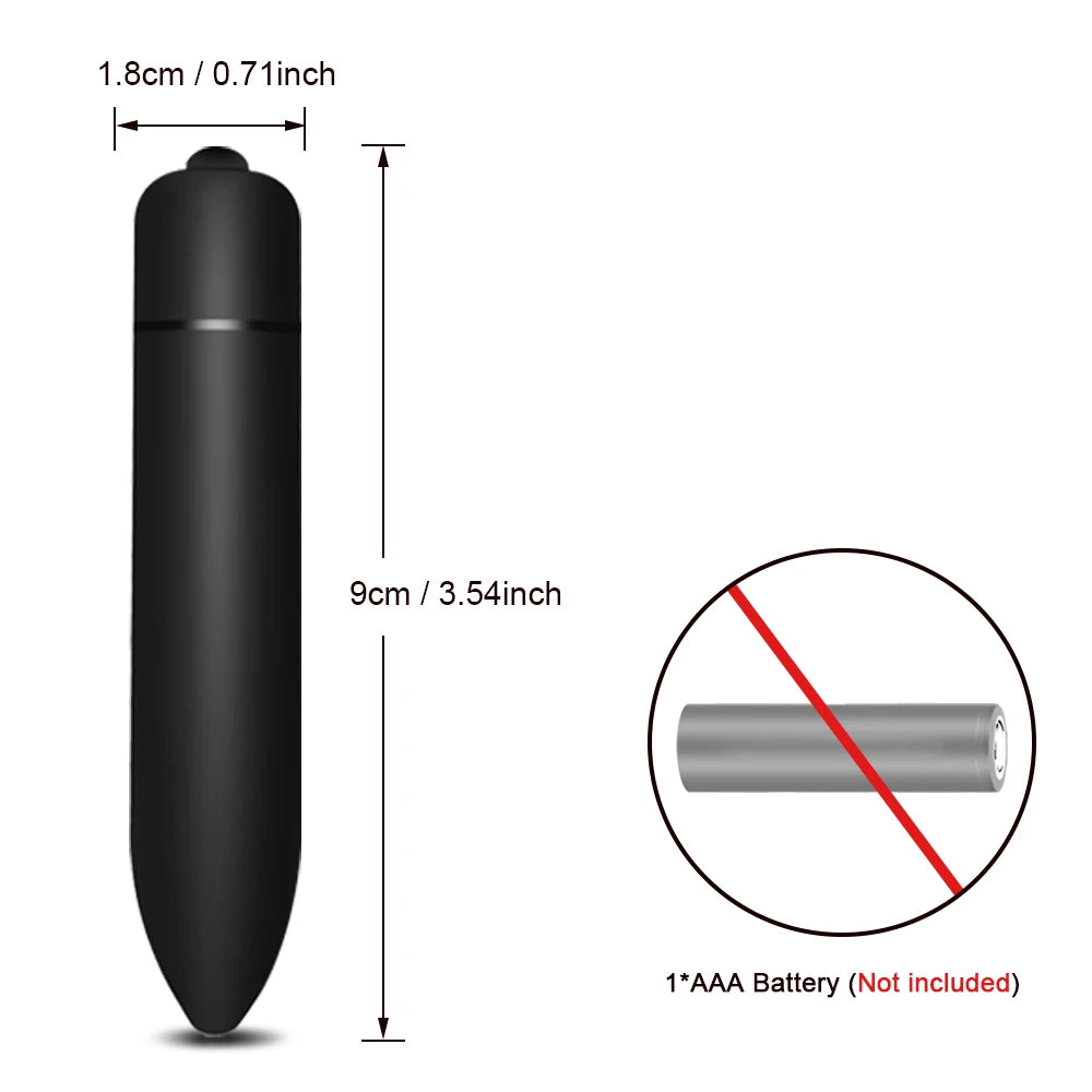 Mini Vibrador de bala de 10v velocidades