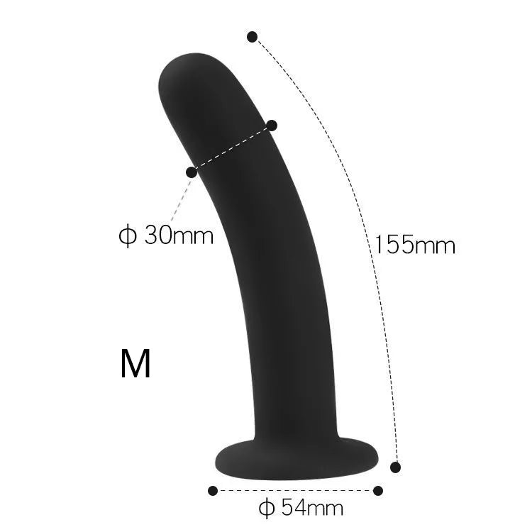 Juego de 3 tapones anales de silicona