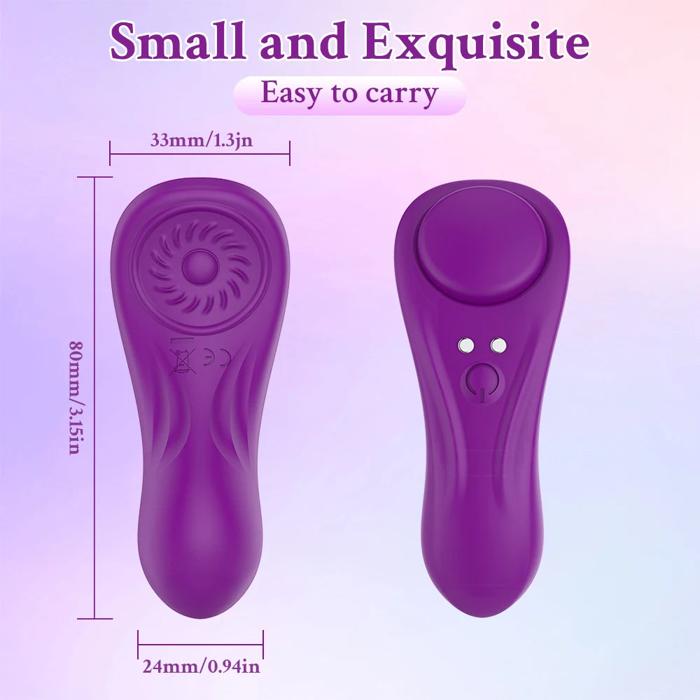 Vibrador con control remoto para ropa interior