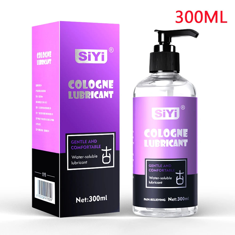 Lubricante sexual para unisex de 300 ml, gel lubricante a base de agua