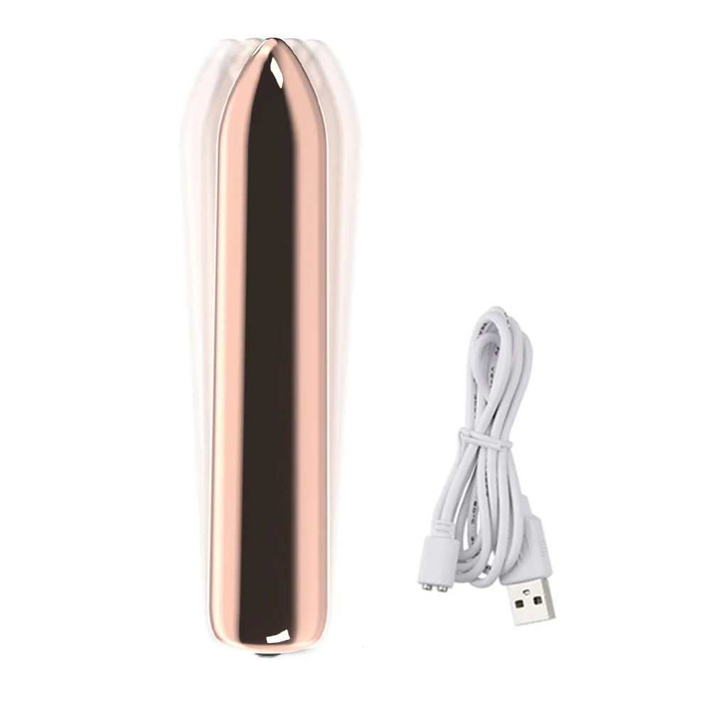 Mini vibrador tipo bala usable en ropa interior
