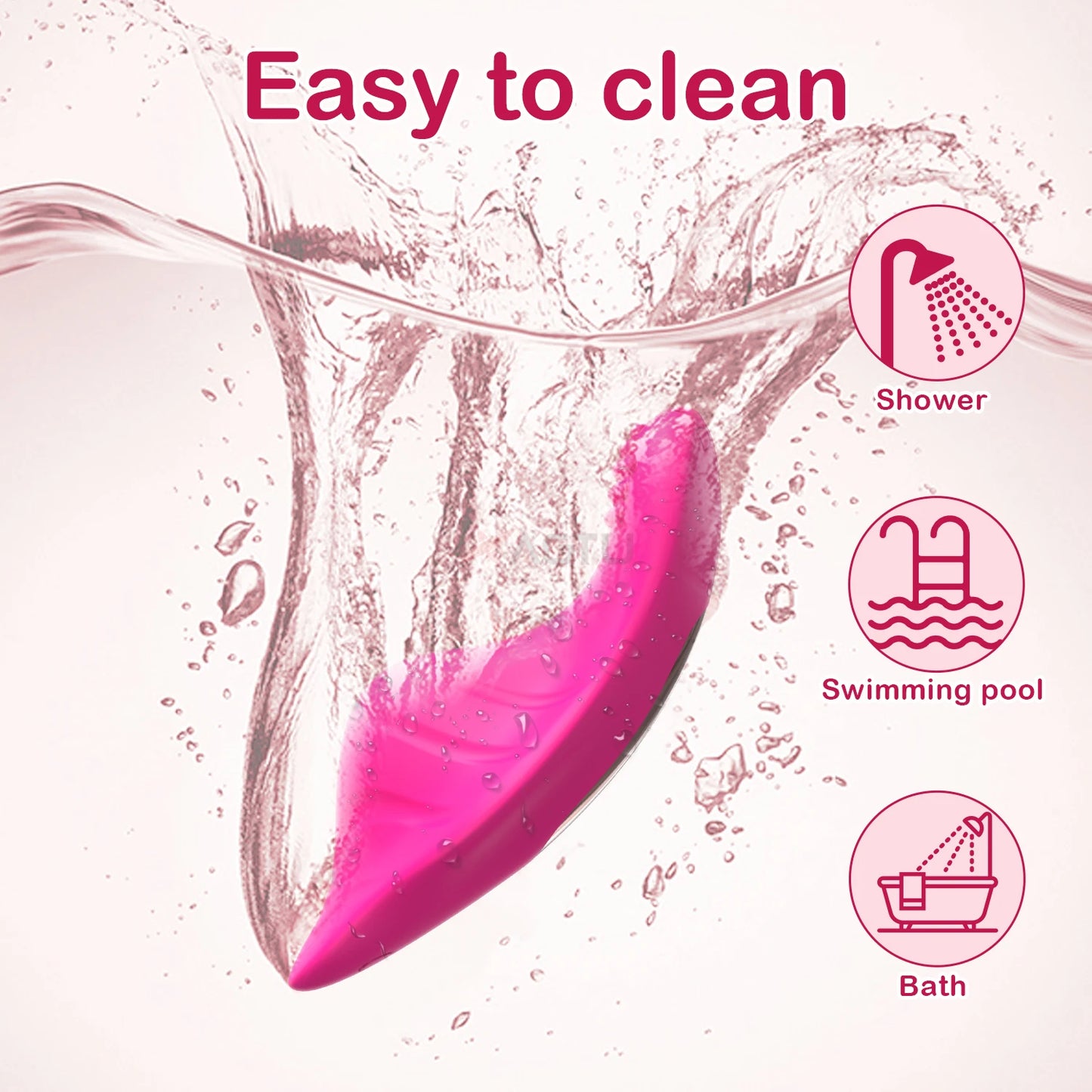 Vibrador con aplicación de control remoto usable en ropa interior