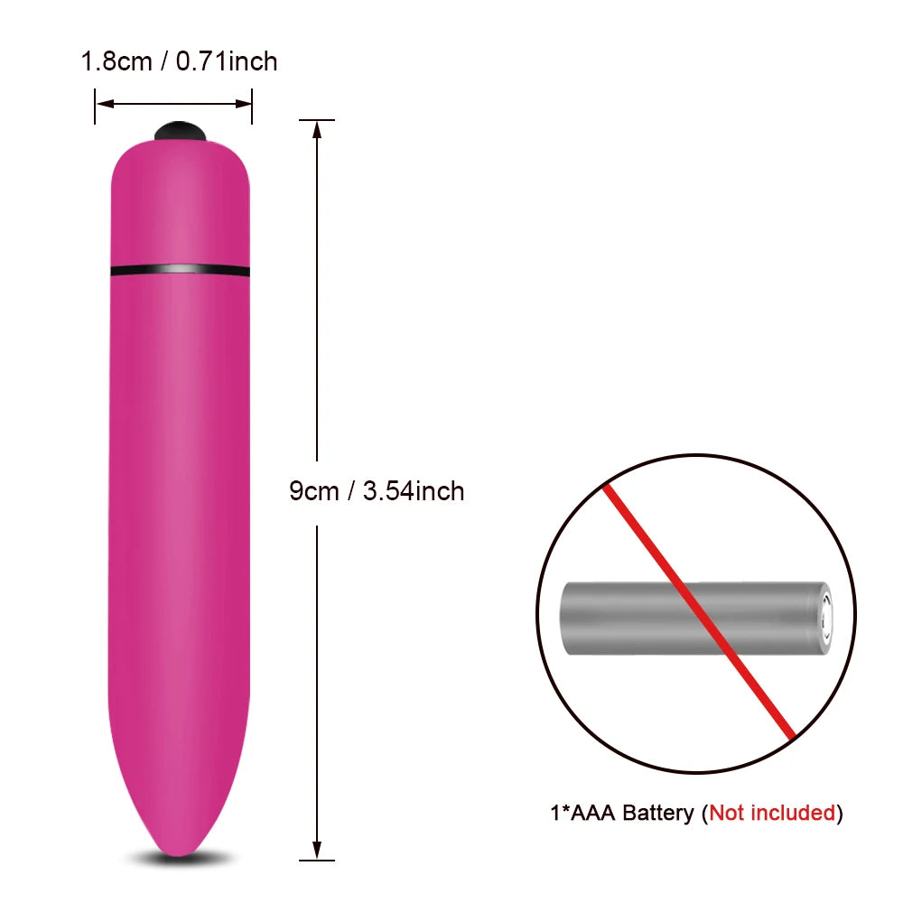 Mini Vibrador de bala de 10v velocidades