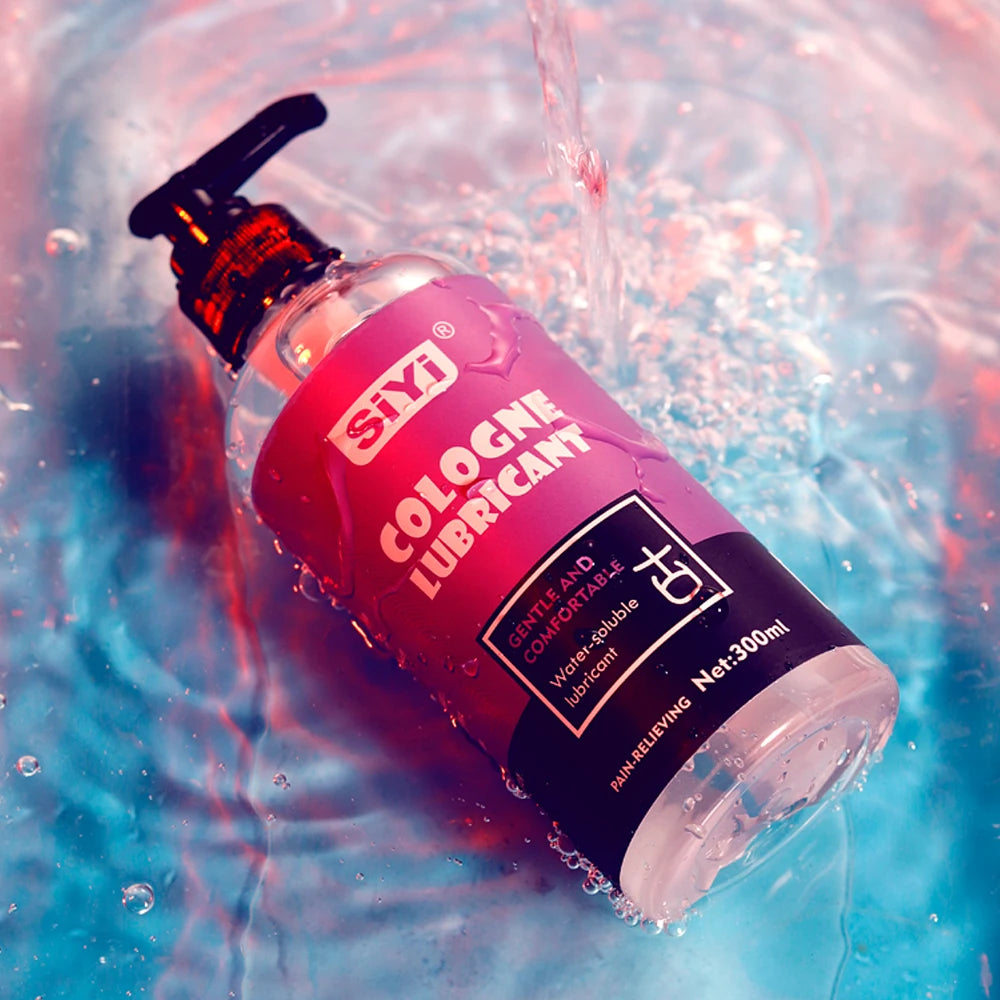 Lubricante sexual para unisex de 300 ml, gel lubricante a base de agua