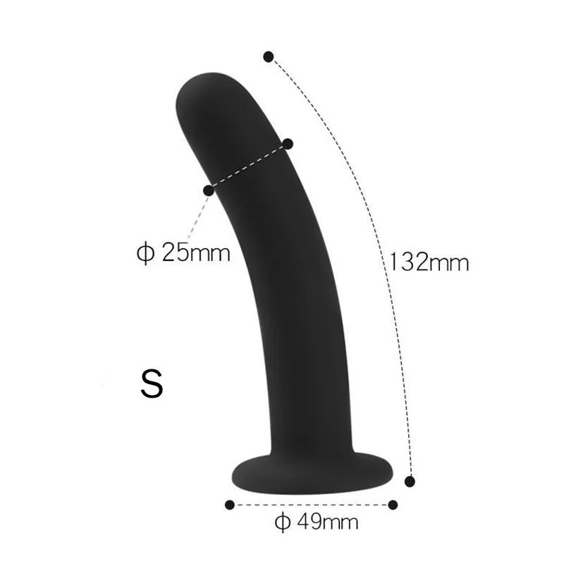 Juego de 3 tapones anales de silicona