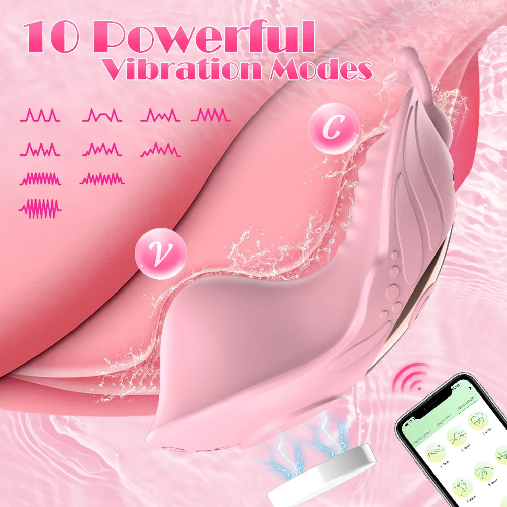 Mini succionador y vibrador usable en ropa interior
