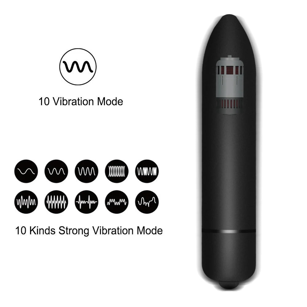 Mini Vibrador de bala de 10v velocidades
