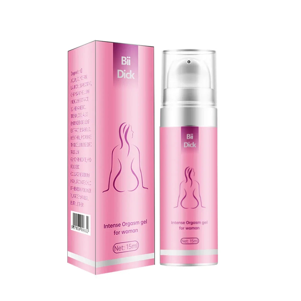 Gel lubricante e intensificador para orgasmos rápidos