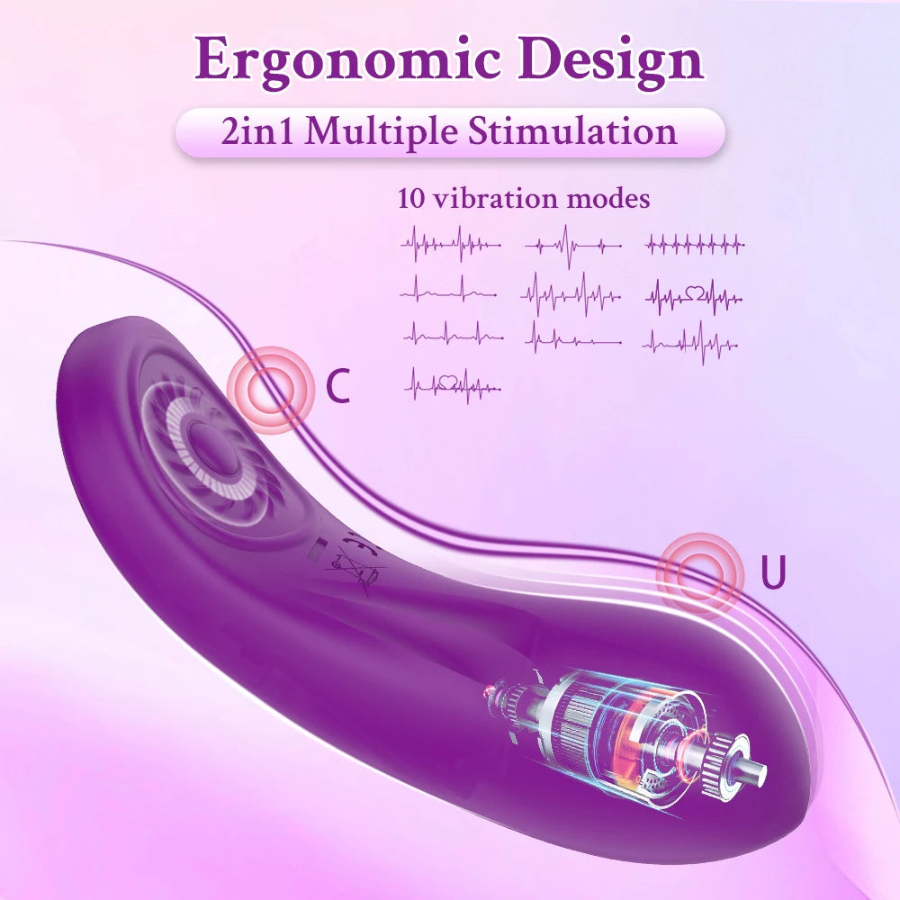 Vibrador con control remoto para ropa interior