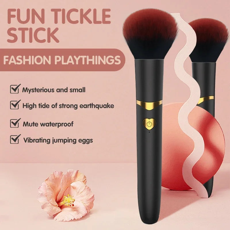 Vibrador mini con forma de pincel