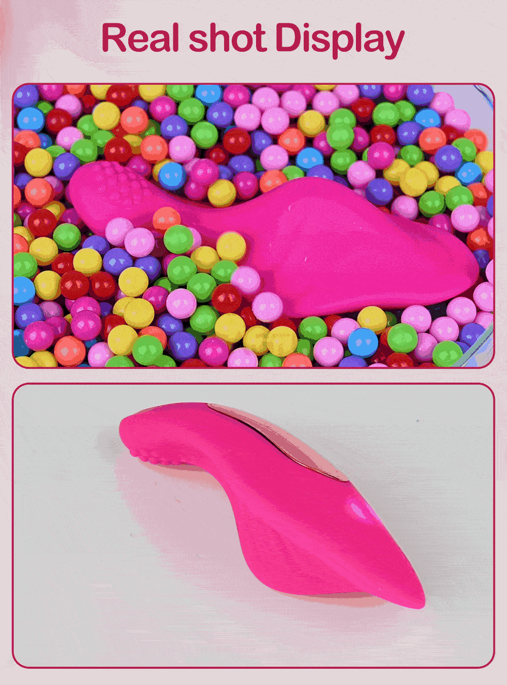 Vibrador portátil con Bluetooth