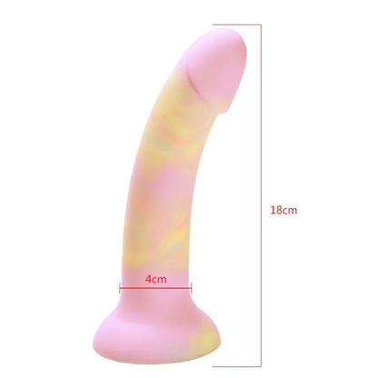 Dildo realista con ventosa de succion