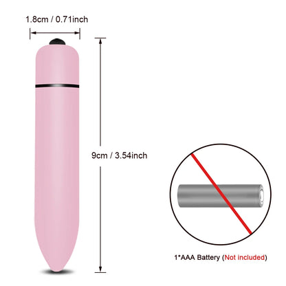 Mini Vibrador de bala de 10v velocidades