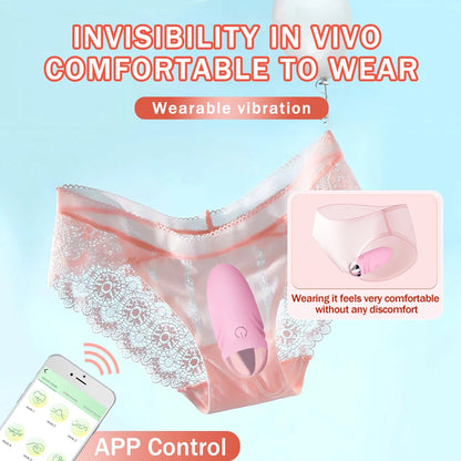 Vibrador inalámbrico Bluetooth usable en ropa interior