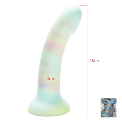Dildo realista con ventosa de succion