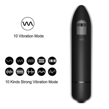 Mini Vibrador de bala de 10v velocidades