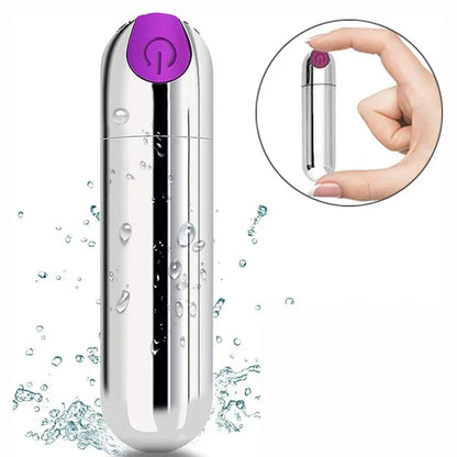 Mini vibrador bala potente con carga USB